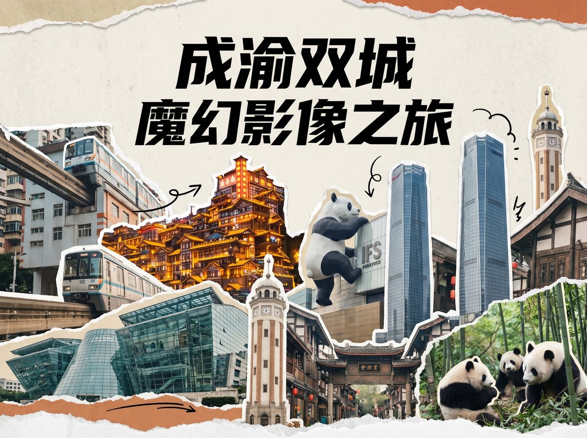 成渝双城·魔幻影像之旅 6天5晚