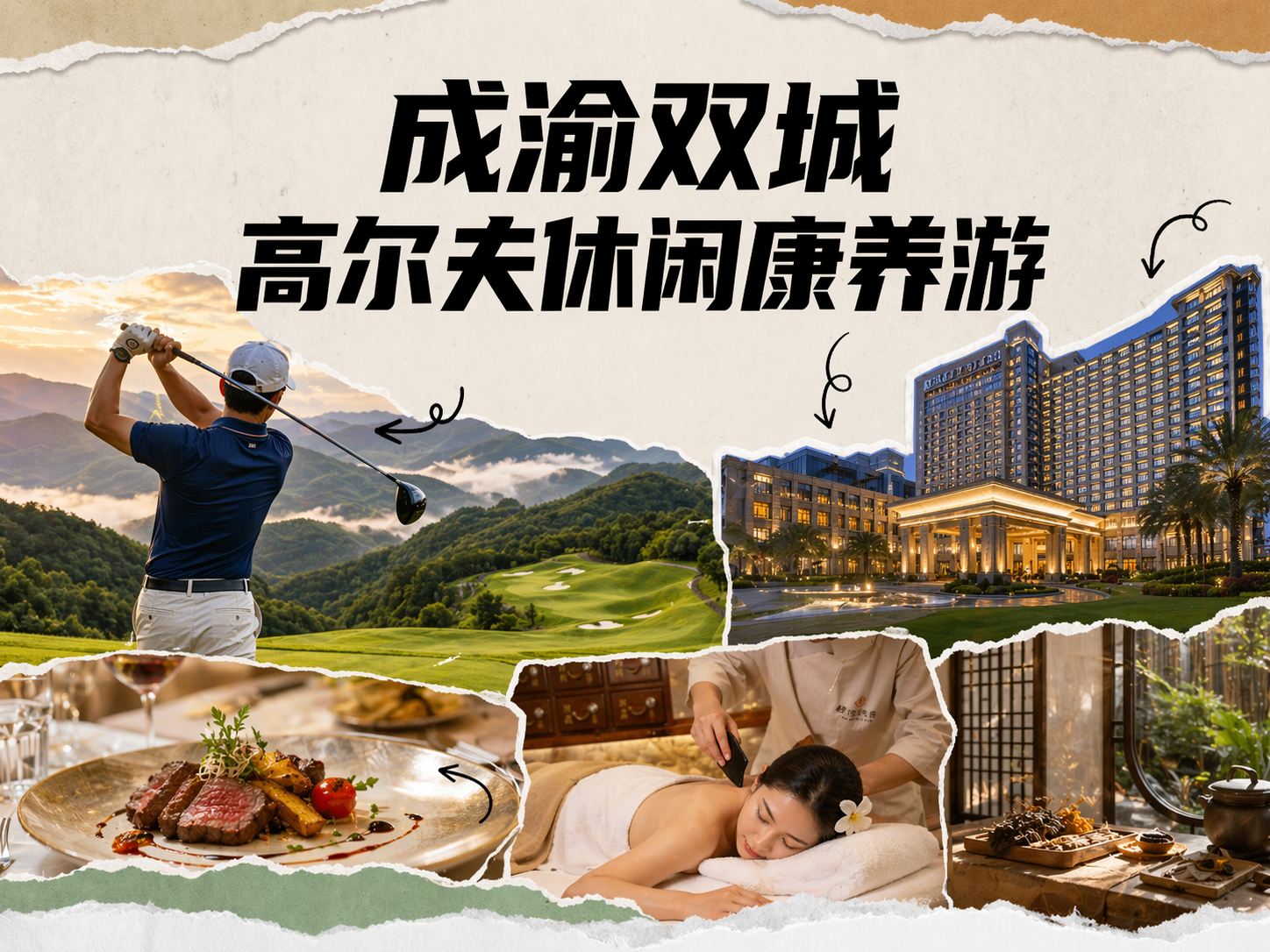 成渝双城·高尔夫休闲康养游 7天6晚