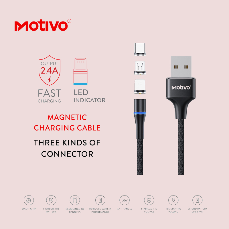 Motivo H23 Magnetic Charging Cable (120cm)
